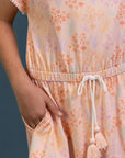Hayley Dress - Pink Floral Bamboo