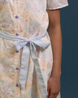 Sasha Dress - Cream Floral Bamboo