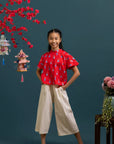 Amanda Top - Red Vases