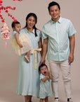 Teal Plaid Tiles | Elly CNY 2026