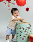 Tang Shirt - Cream Lucky Coins