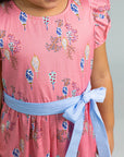 Blair Dress - Pink Floral Lanterns