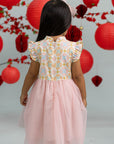 Flora Dress - Cream Lucky Coins