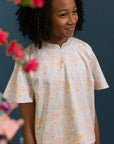 Amanda Top - Cream Floral Bamboo