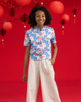 Ashley Top - Blue Lotus