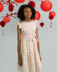 Blair Dress - Cream Lucky Coins