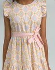 Blair Dress - Cream Lucky Coins