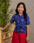 Ashley Top - Navy Lucky Bonsai