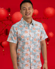 Men's Shirt - Teal Lotus