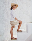 Salt-water Sandals Surfer Sandals - Tan