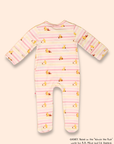 Sleepsuit - Pink Stripes Pooh