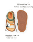 Toucan Sandal Tapioca Salsa Tangerine