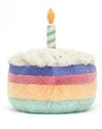 Jellycat Amuseable Rainbow Birthday Cake