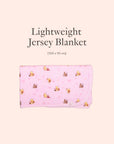 pink harvest classic gift set blanket