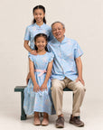 Blair Dress - Blue Cranes family