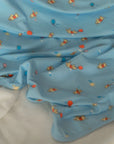Jersey Blanket - Blue Balloon Pooh