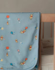 Jersey Blanket - Blue Balloon Pooh