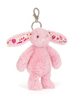 Blushkin Blossom Bunny bag charm