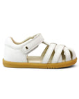 Bobux White Cross Jump Sandals i-Walk