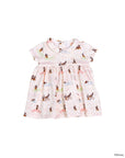 Clara Dress - Pink Chevron Mickey