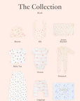 Signature Signature Classic Pooh baby gift blush set consist of beanie, bib, jersey blanket, baby tee, onesie, sleepsuit, sleeping bag and leggings