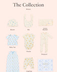 Signature Signature Classic Pooh baby gift breeze set consist of beanie, bib, jersey blanket, baby tee, onesie, sleepsuit, sleeping bag and leggings