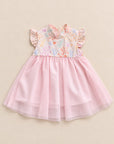 Flora Dress - Pink Floral Bamboo