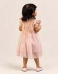 Flora Dress - Pink Floral Bamboo