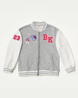 Personalisable Grey Bomber Jacket | The Elly Store
