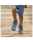 Pediped Flex Force Grey Blue Athletic Shoes