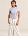 Ladies Alana Top - Pink Teal Mosaic
