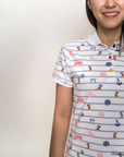 Ladies Polo Dress - Nautical Mickey