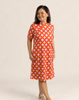 Ladies Wendy Cheongsam - Red Lucky Coins