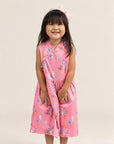 Luna Cheongsam - Pink Floral Lanterns