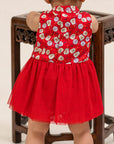 Luna Tulle Onesie - Red Fans