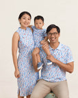 family Blue Lucky Bamboo