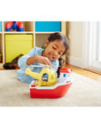 Green Toys Rescue Boat and Helicopter