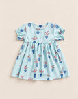 Scarlett Dress - Turquoise Vases
