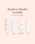 Bamboo Muslin Swaddles | Personalisable