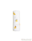Organic Cotton Swaddle - Starry Pooh