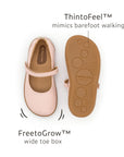 Catch Mary Janes Blossom Pink sole