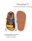 Explore Sandals - Navy / Caja / Blue Tang sole