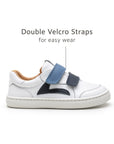 Tip Toey Joey Landy Sneakers - White / Navy / Ash side