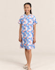Wendy Cheongsam Blue Lotus