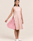 Wrap Cheongsam - Pink Floral Bamboo