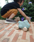 Plan Toys - Push Along Bunny Blue (Side Right)