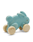 Plan Toys - Push Along Bunny Blue (Back)