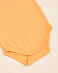 Sleeveless Onesie - Pastel Orange | Baby Clothing Essentials at The Elly Store Singapore