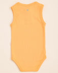 Sleeveless Onesie - Pastel Orange | Baby Clothing Essentials at The Elly Store Singapore
