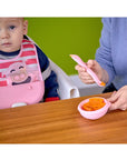 Masher Spoon & Bowl Set - Pink by Marcus & Marcus | Mealtime | The Elly Store Singapore
